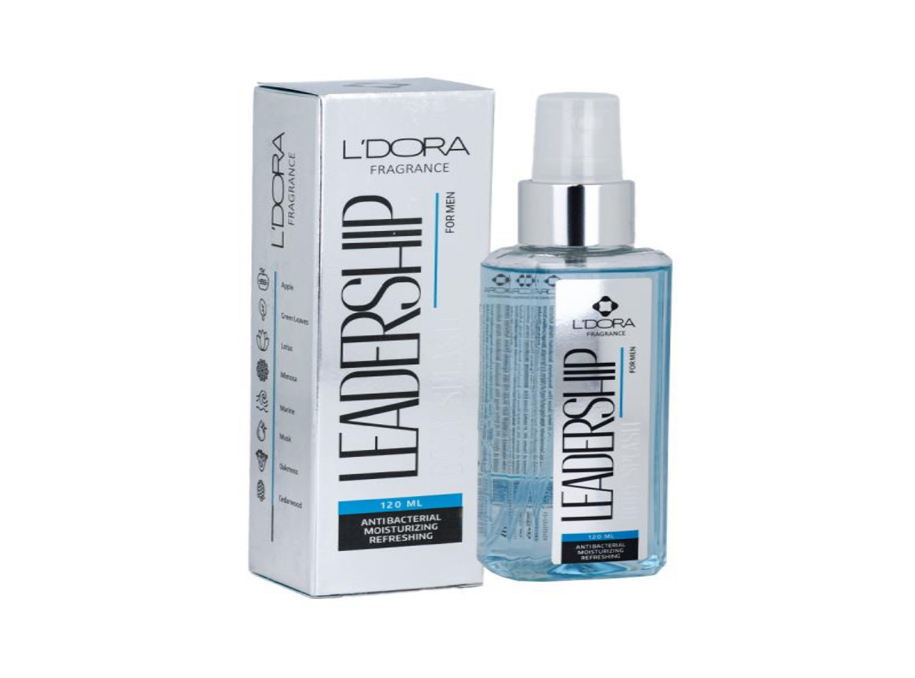 اسپری خوشبوکننده بدن مردانه مدل Leadership لدورا فرگرنس 120 میلی لیتر