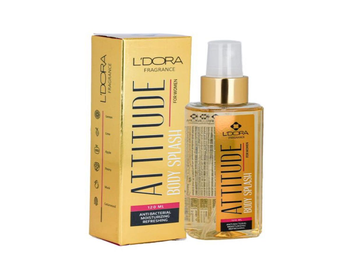 اسپری خوشبوکننده بدن زنانه مدل Attitude لدورا فرگرنس 120 میلی لیتر