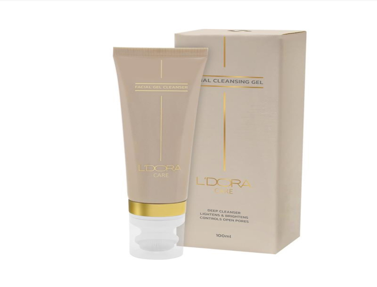 ژل شستشوی صورت حاوی عصاره ویتیس وینیفرا ماساژوردار لدورا کر ۱۰۰ میلی لیتر