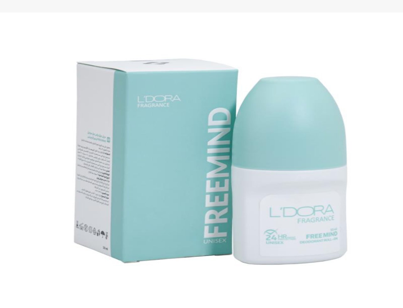 مام صد تعریق (دئودورانت ) رولی مدل FREE MIND لدورا فرگرنس 50 میلی‌لیتر