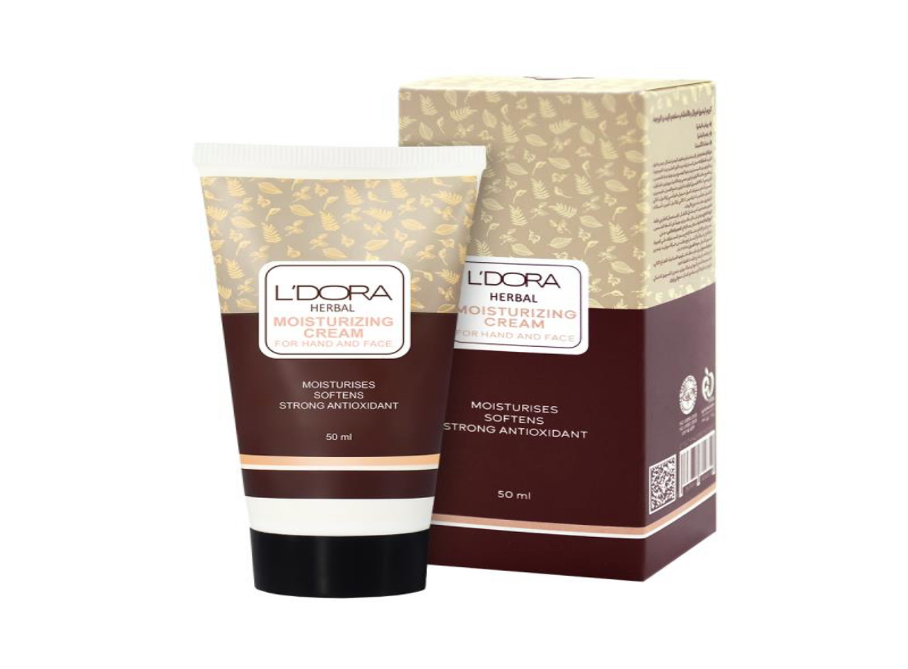 کرم گیاهی نرم‌کننده دست و صورت لدورا هربال 50 میلی لیتر